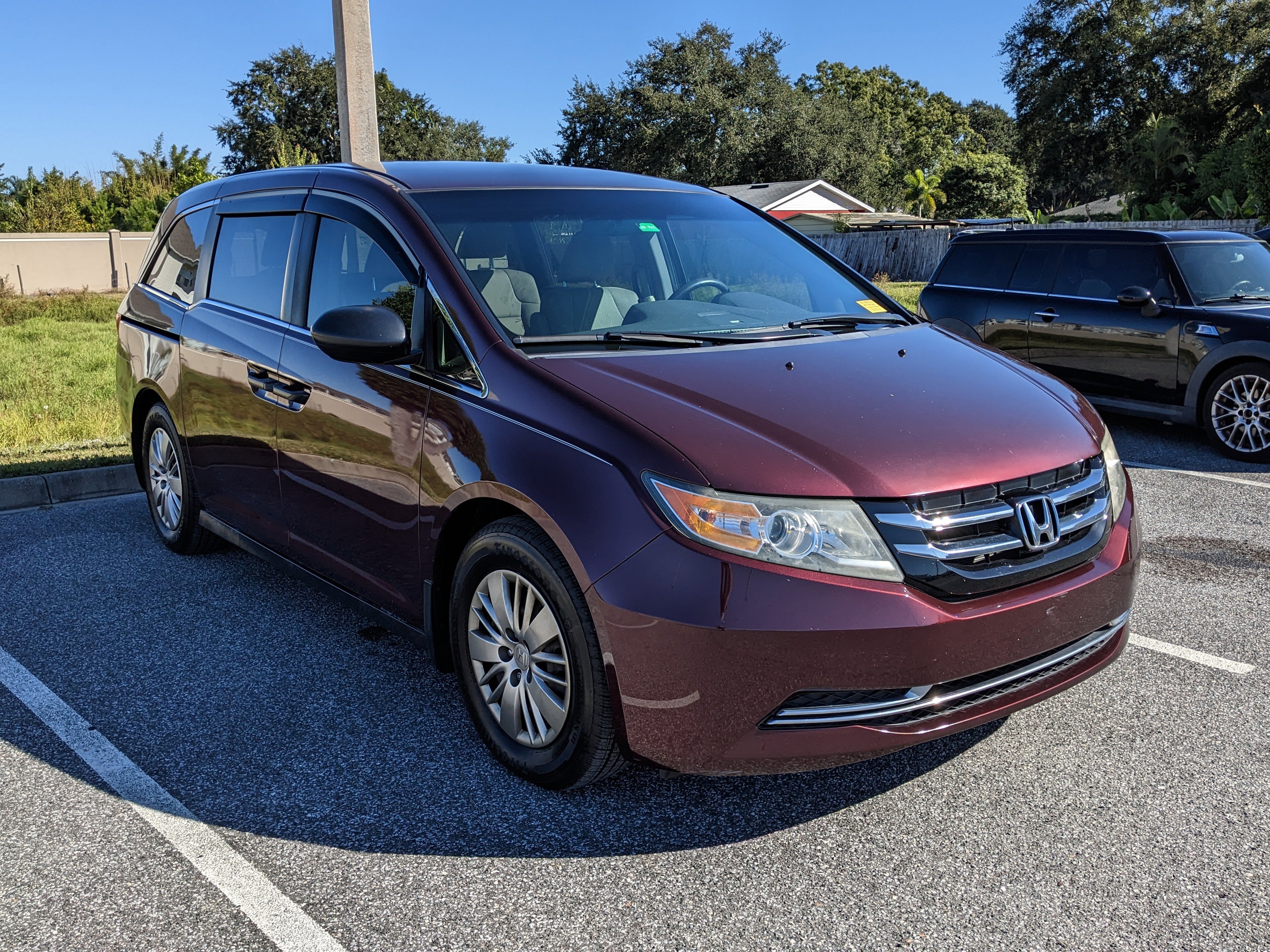 Used 2015 Honda Odyssey LX with VIN 5FNRL5H27FB026574 for sale in Winter Haven, FL