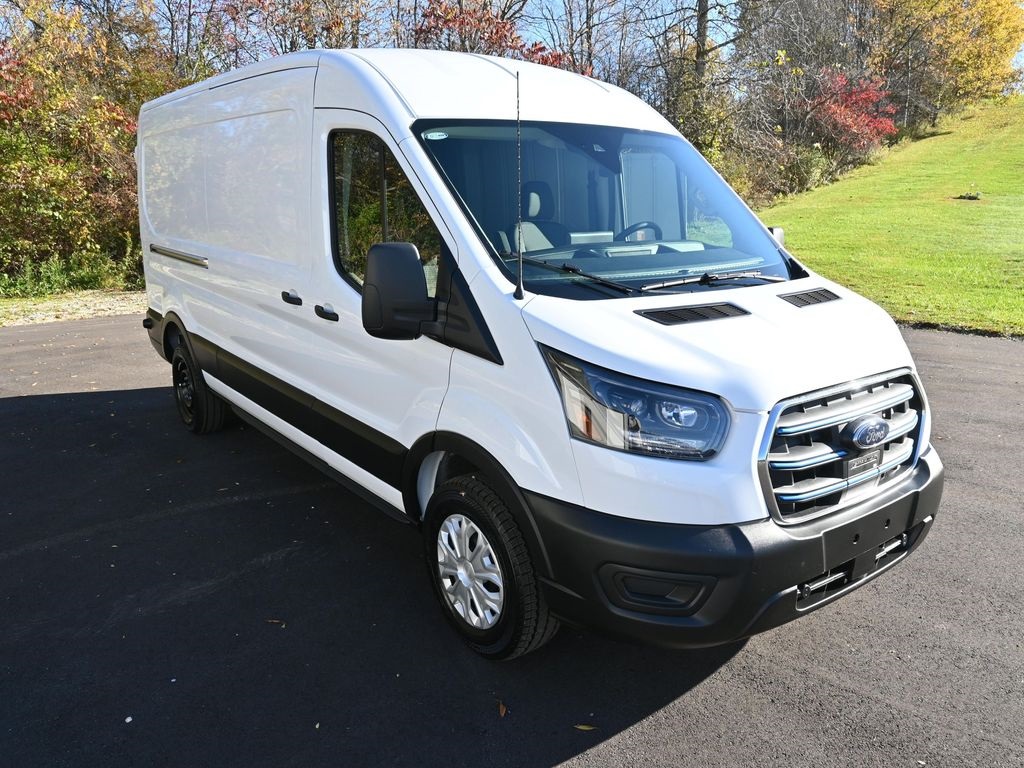 Used 2024 Ford E-Transit Cargo Van Base with VIN 1FTBW9CK8RKB02902 for sale in Minerva, OH