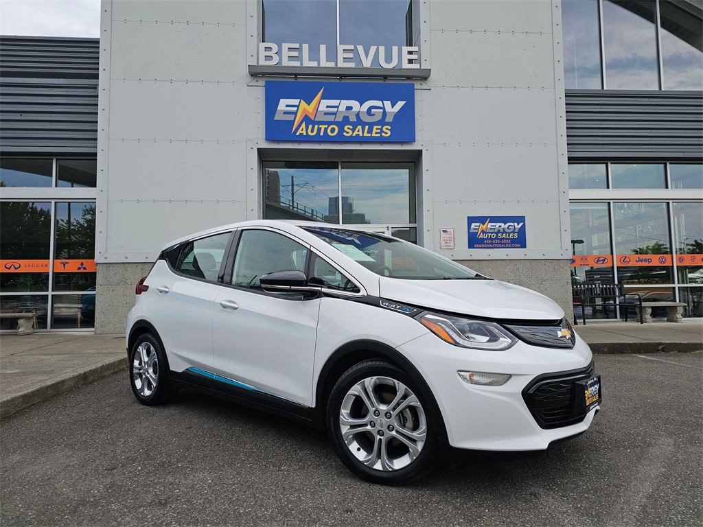 Used 2021 Chevrolet Bolt EV LT with VIN 1G1FY6S00M4101582 for sale in North Bend, WA