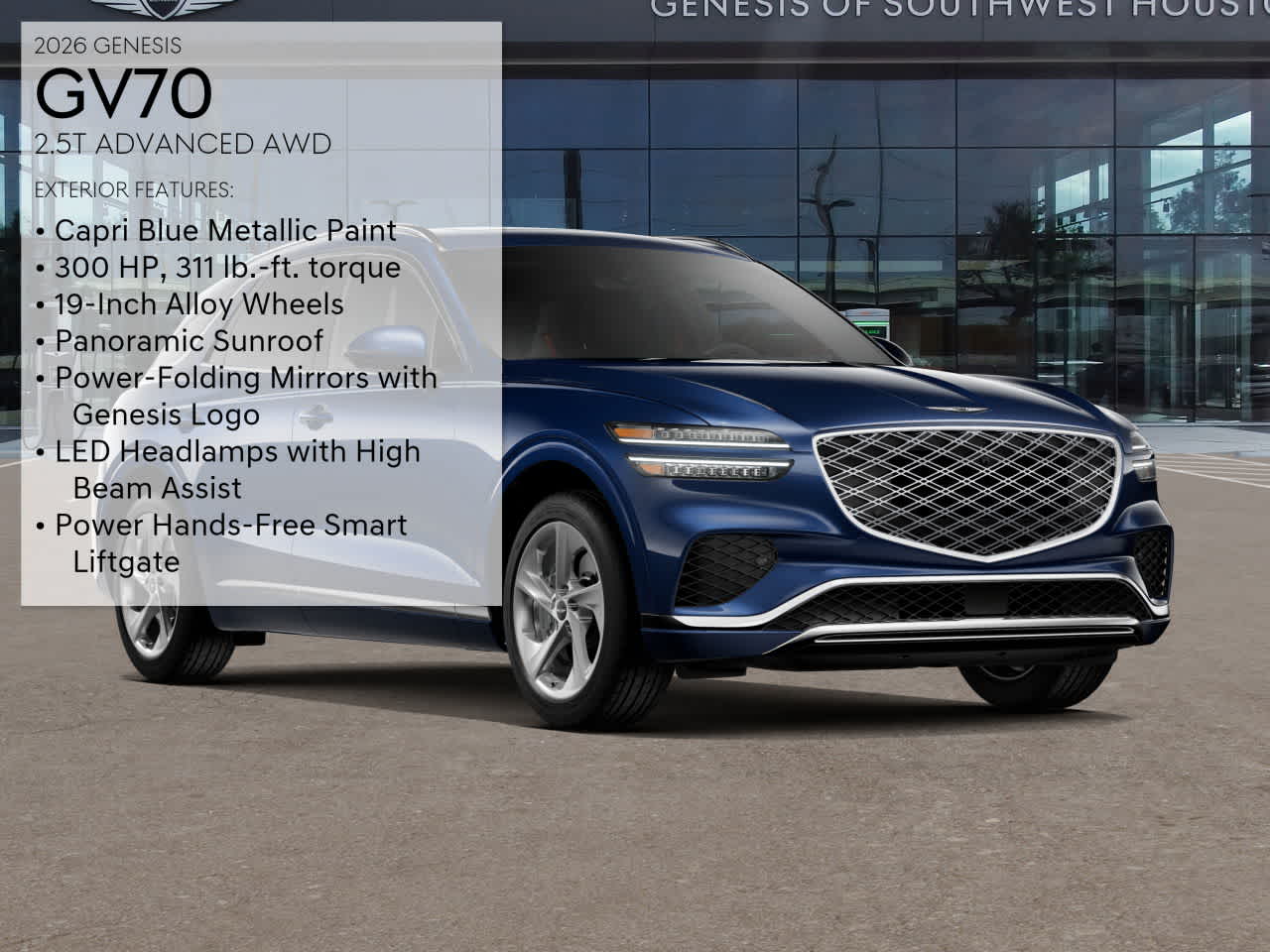 2026 Genesis GV70 2.5T Advanced photo 3