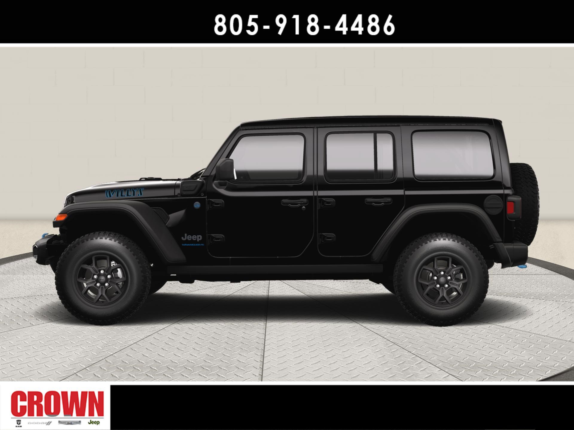 New 2024 Jeep Wrangler 4xe Willys Sport Utility in Ventura 241281