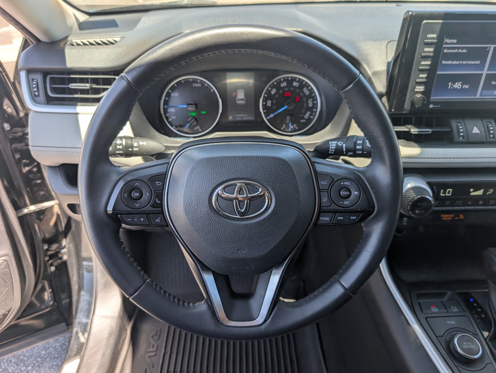 Used 2022 Midnight Black Metallic Toyota Hybrid XLE Premium image 12