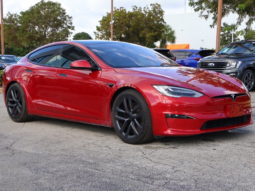 Used 2022 Tesla Model S Base with VIN 5YJSA1E53NF470435 for sale in Miami, FL