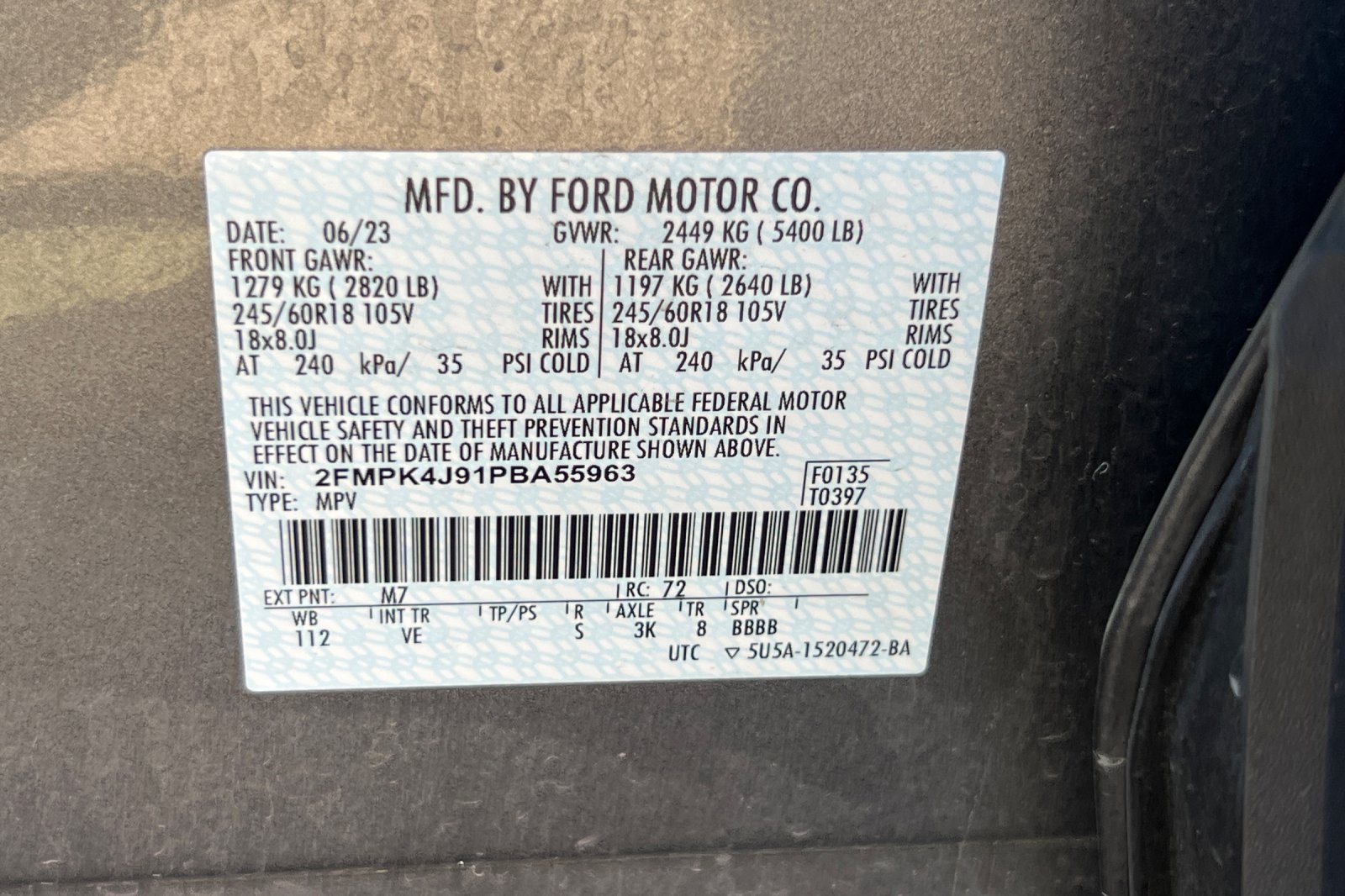 2023 Ford Edge SEL photo 23
