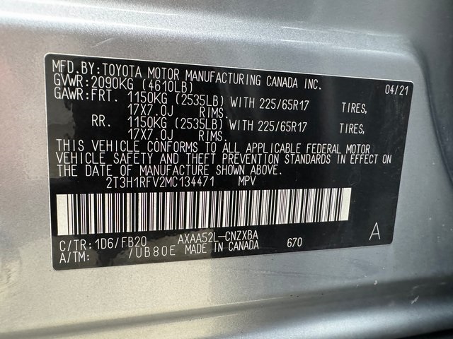 2021 Toyota RAV4 LE photo 28