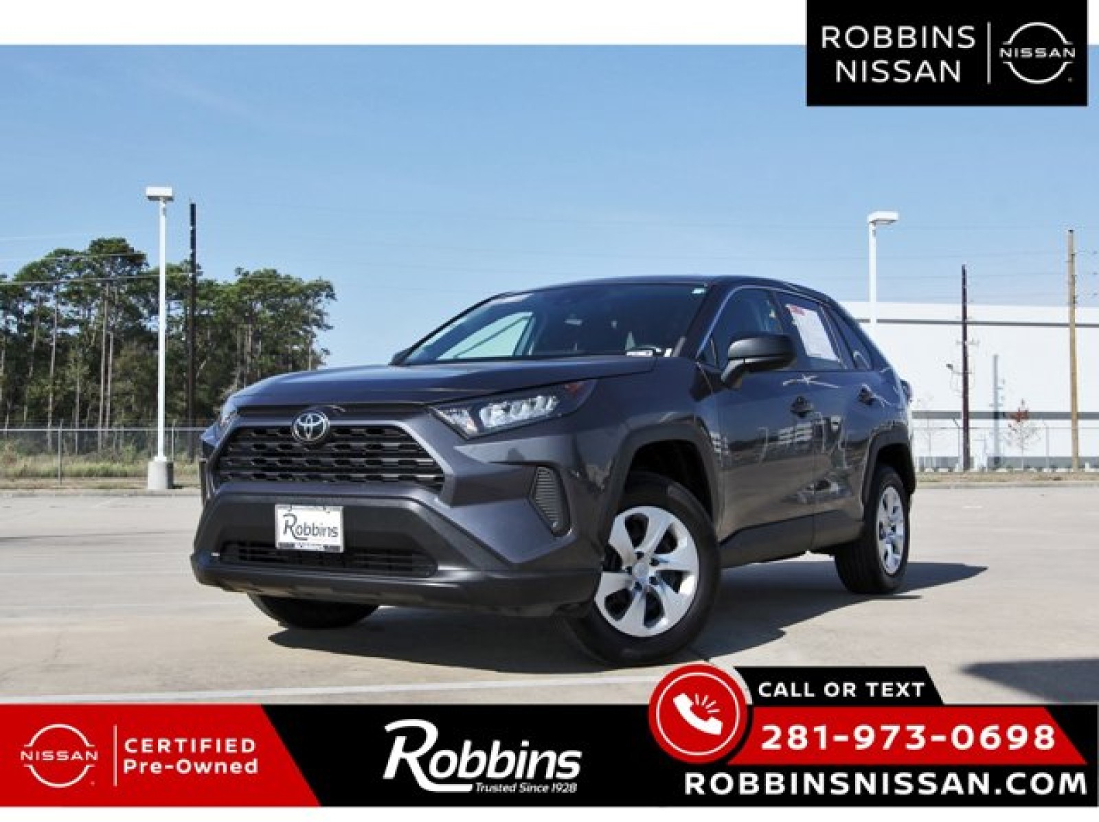 2022 Toyota RAV4 LE Gray at TX Auto Group