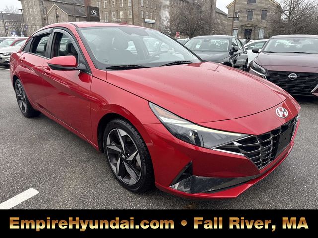 Used 2021 Hyundai Elantra SEL with VIN 5NPLN4AG3MH026070 for sale in Fall River, MA