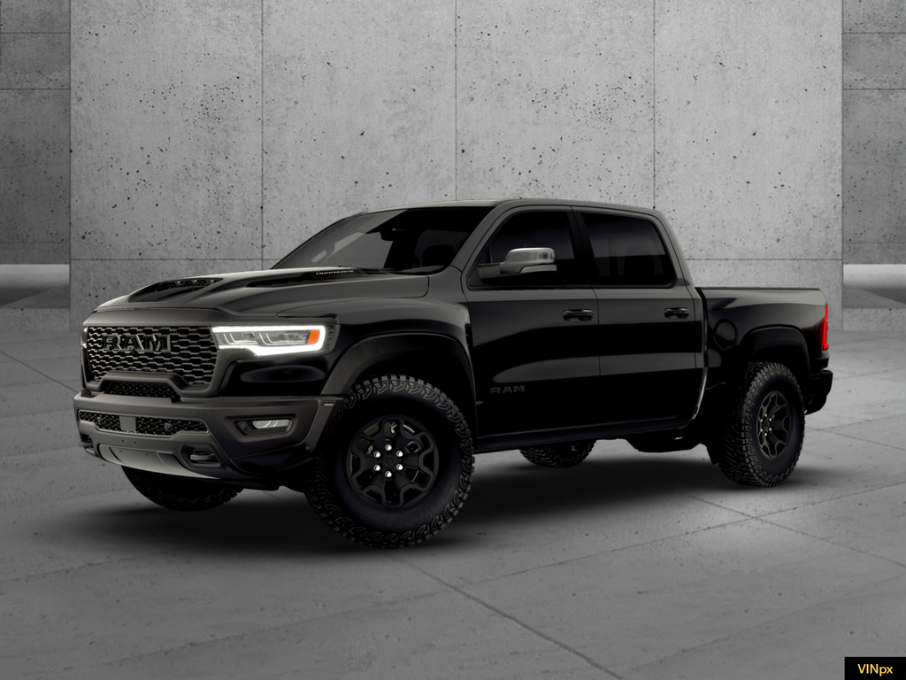 New 2026 Diamond Black Crystal Pearl-Coat Exterior Paint RAM RHO image 1