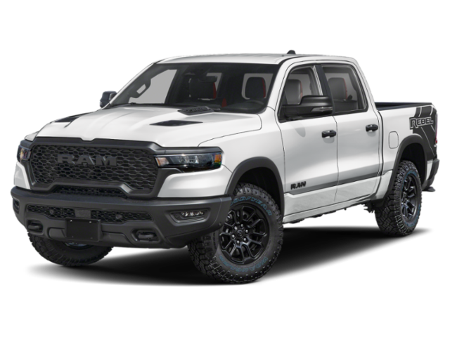 New 2025 Bright White Clearcoat Ram Rebel image 1