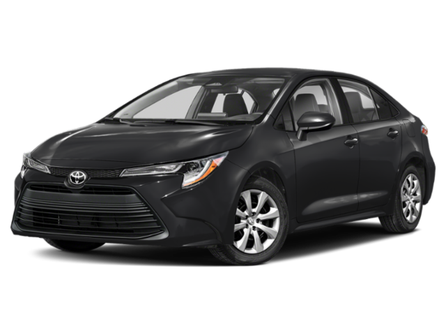 New 2025 Midnight Black Metallic Toyota LE image 1