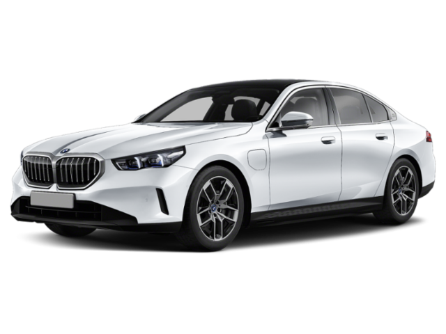 New 2026 Mineral White Metallic BMW 550e xDrive image 1