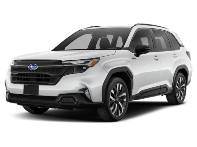 New 2025 Crystal White Pearl Subaru Touring Hybrid image 1
