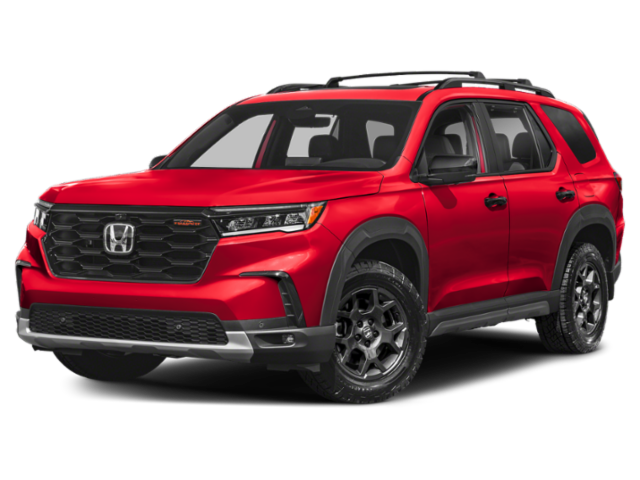 New 2025 Radiant Red Metallic II Honda TrailSport image 1