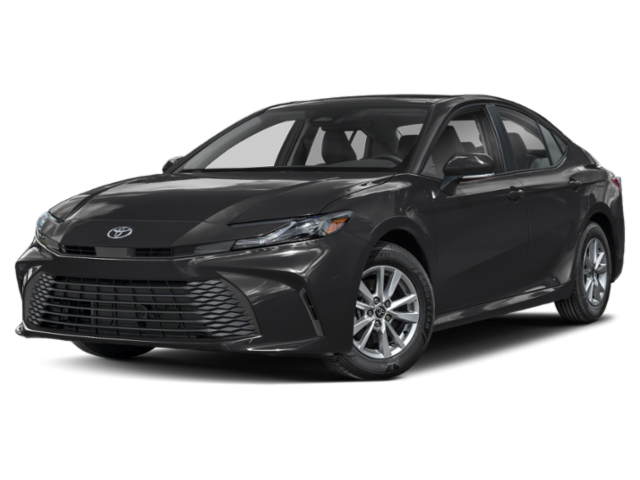 New 2025 Midnight Black Metallic Toyota LE image 1