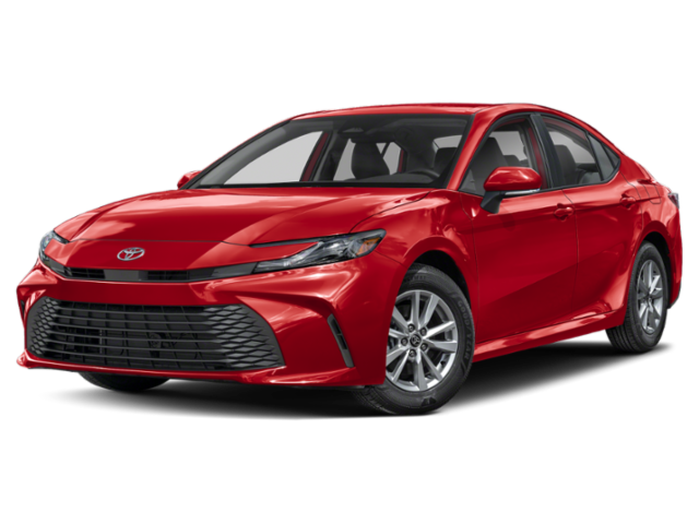 New 2025 SUPERSONIC RED Toyota LE image 1