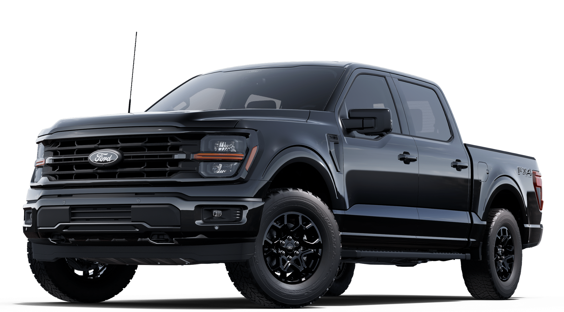 New 2025 Agate Black Metallic Ford XLT image 1
