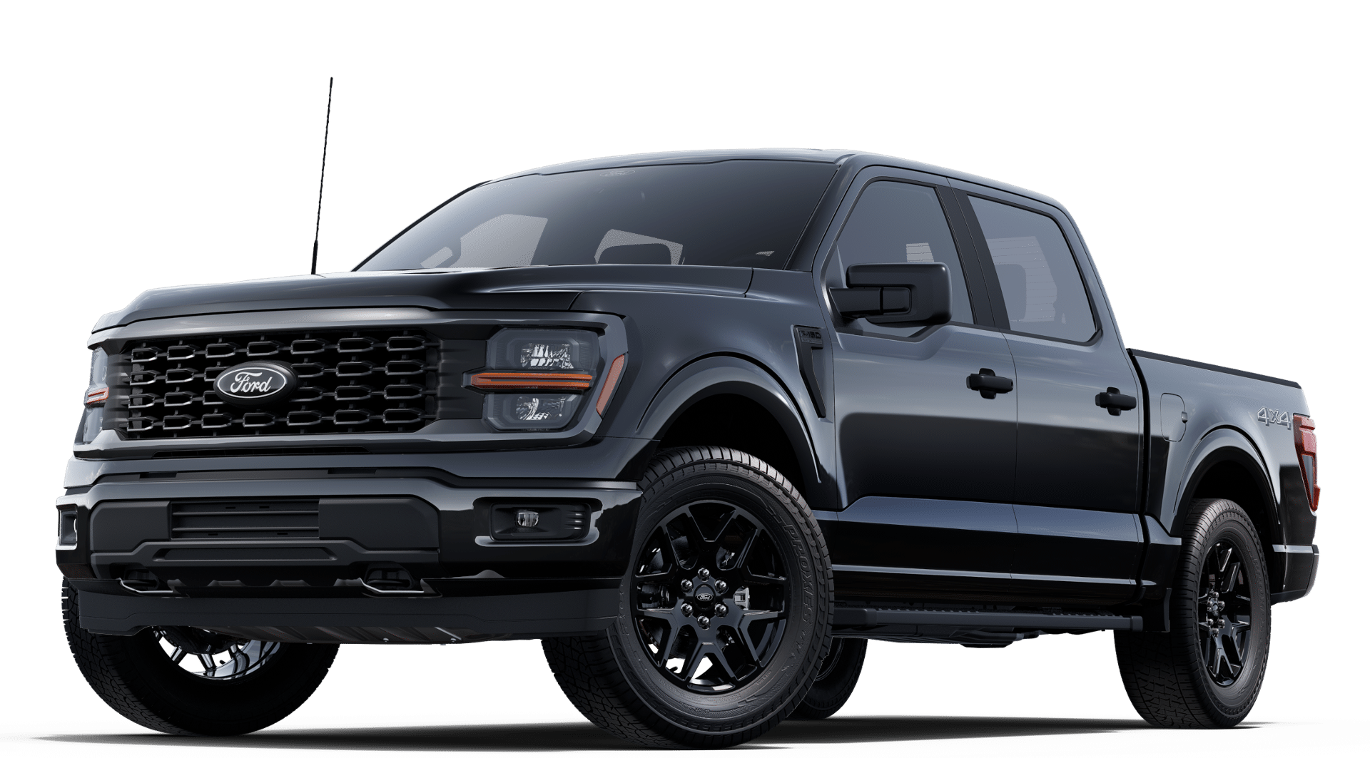 New 2025 Agate Black Metallic Ford STX® image 1