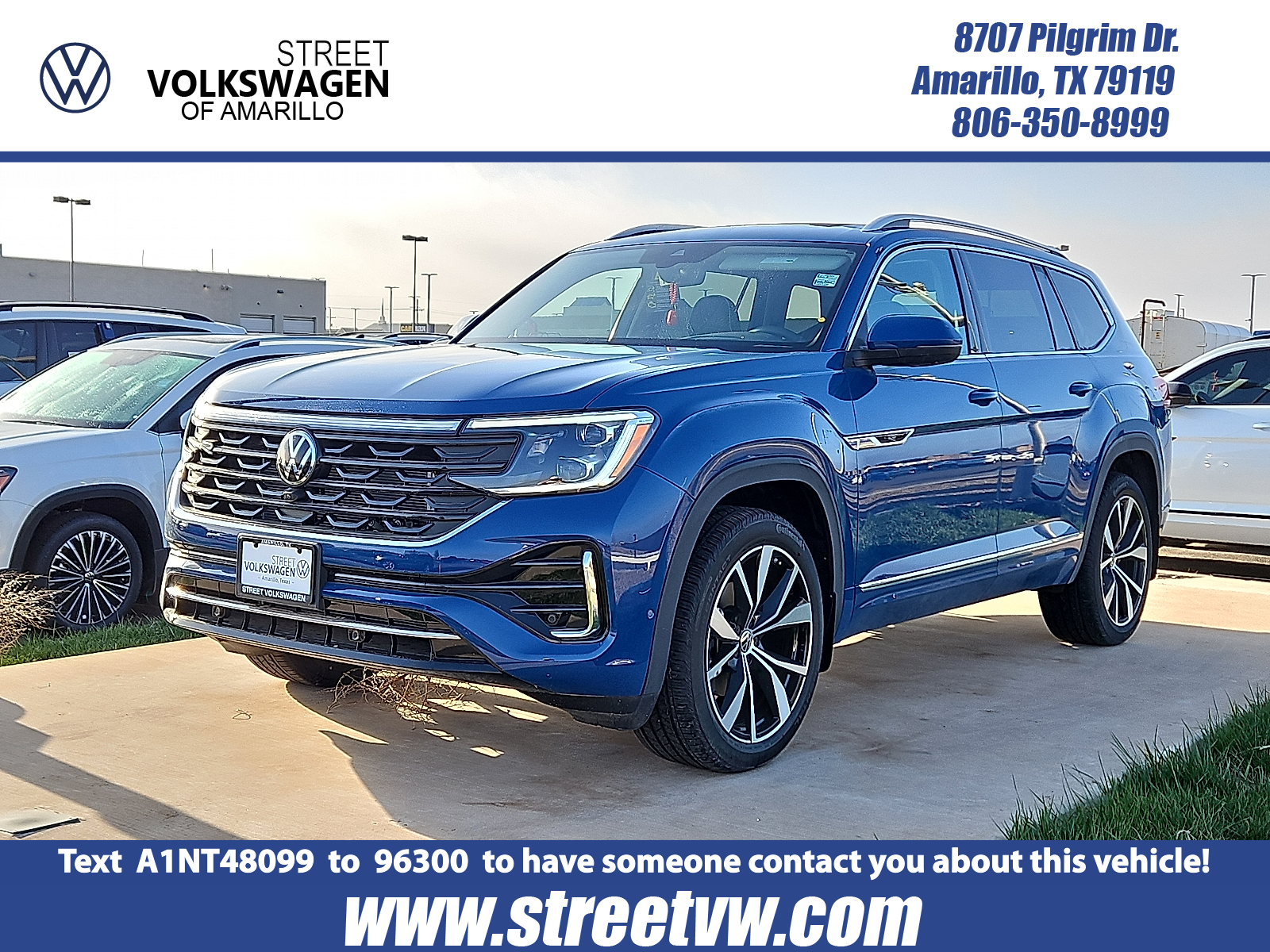 new 2025 Volkswagen Atlas car, priced at $54,551
