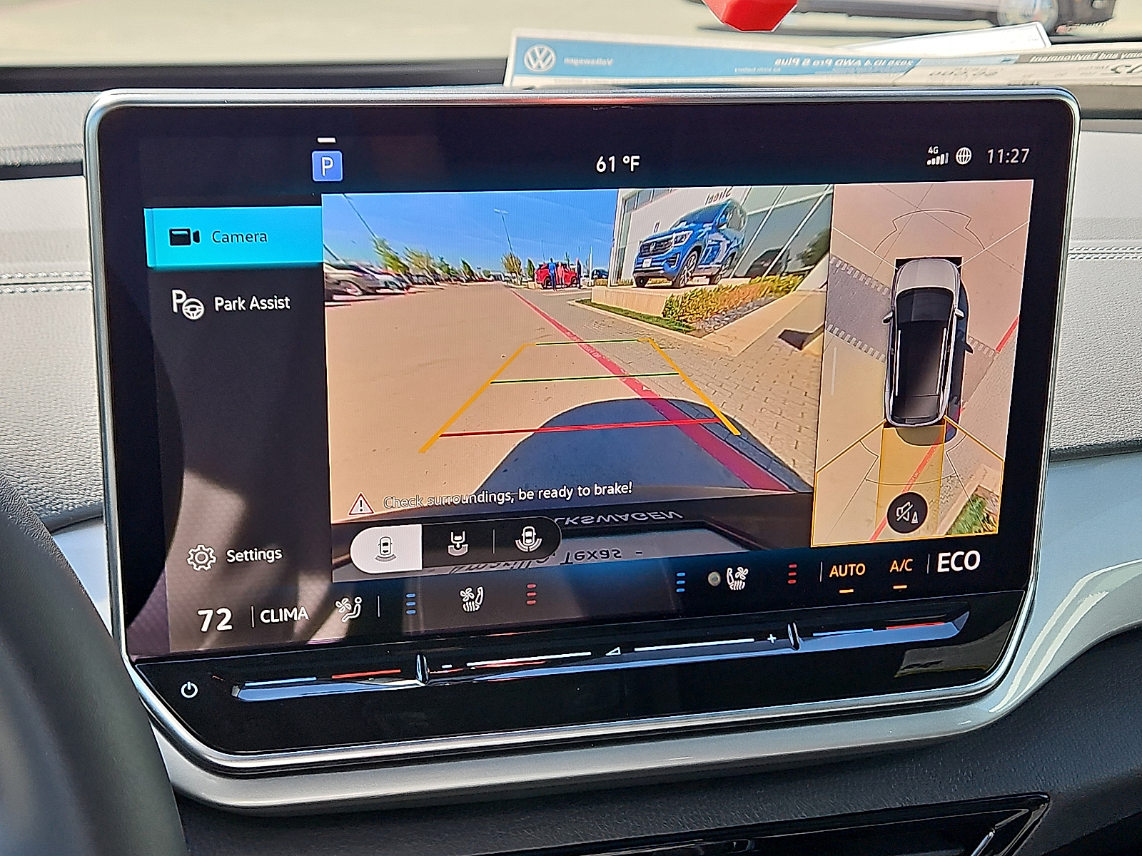 new 2025 Volkswagen ID.4 car, priced at $59,461