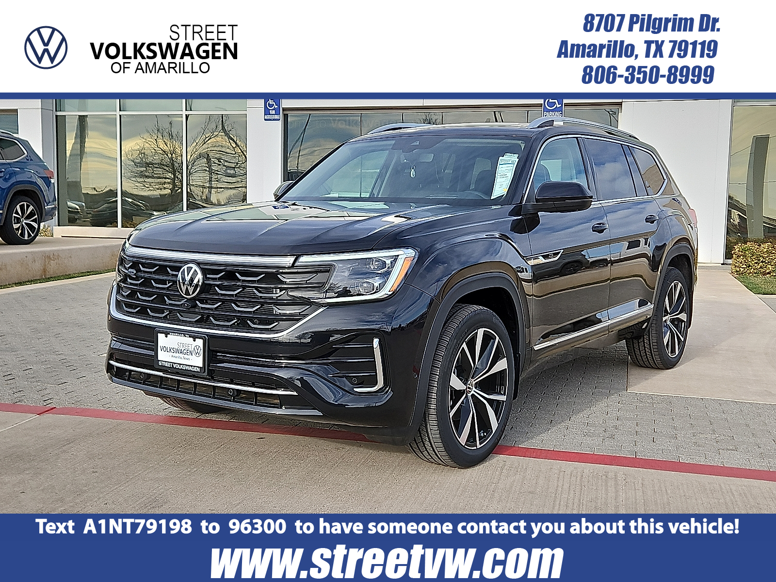 new 2025 Volkswagen Atlas car, priced at $55,856