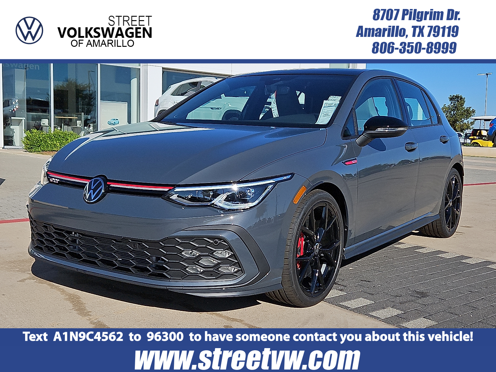 new 2024 Volkswagen Golf GTI car, priced at $37,923