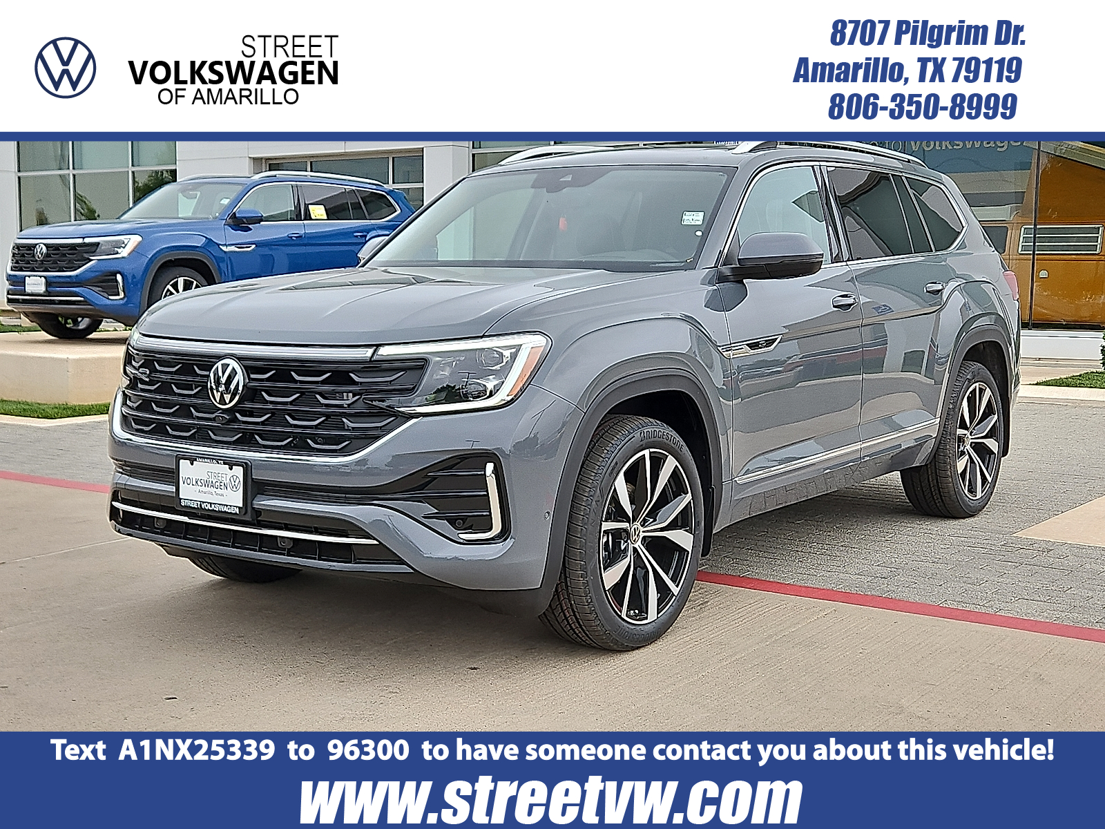 new 2025 Volkswagen Atlas car, priced at $54,506
