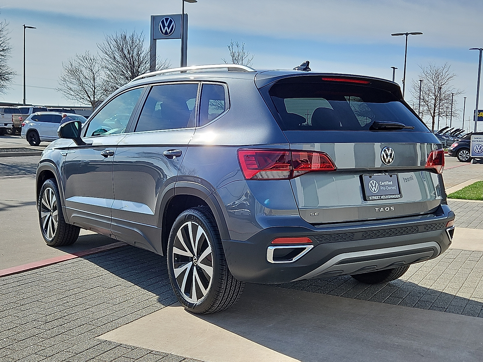 used 2023 Volkswagen Taos car, priced at $21,975