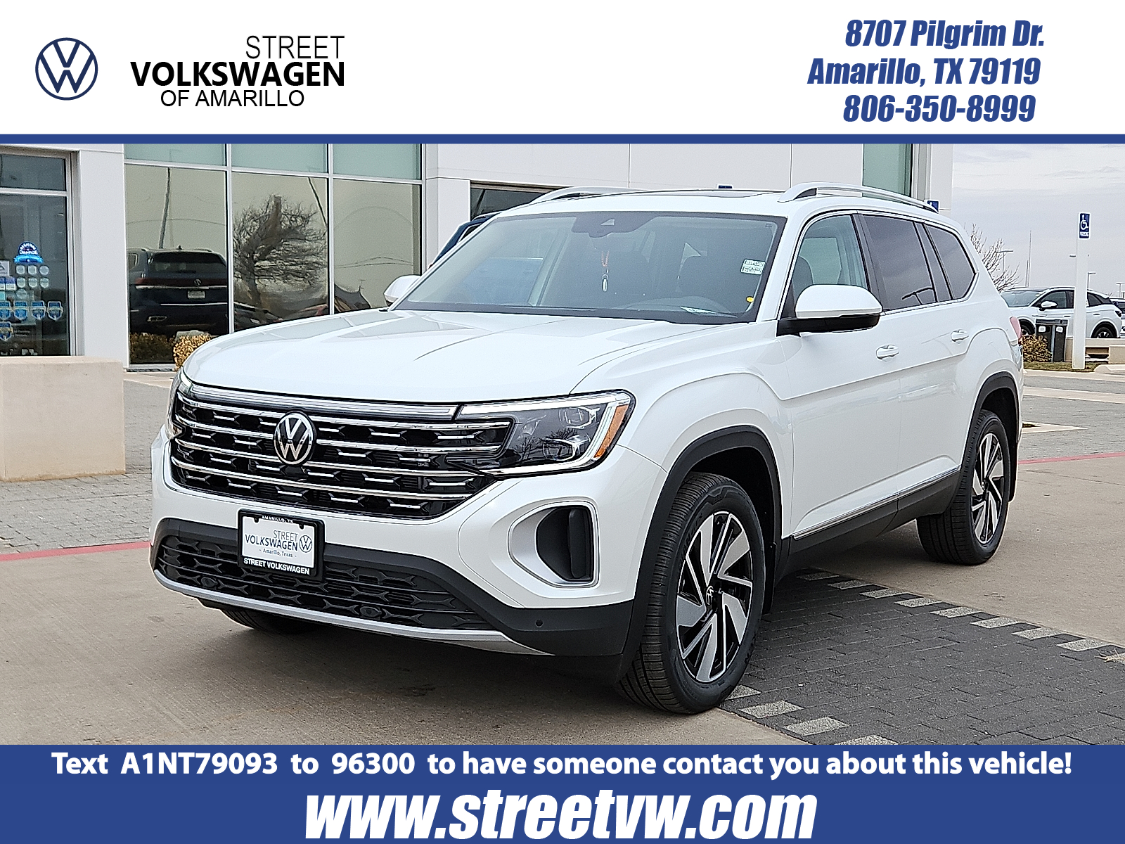 new 2025 Volkswagen Atlas car, priced at $53,001