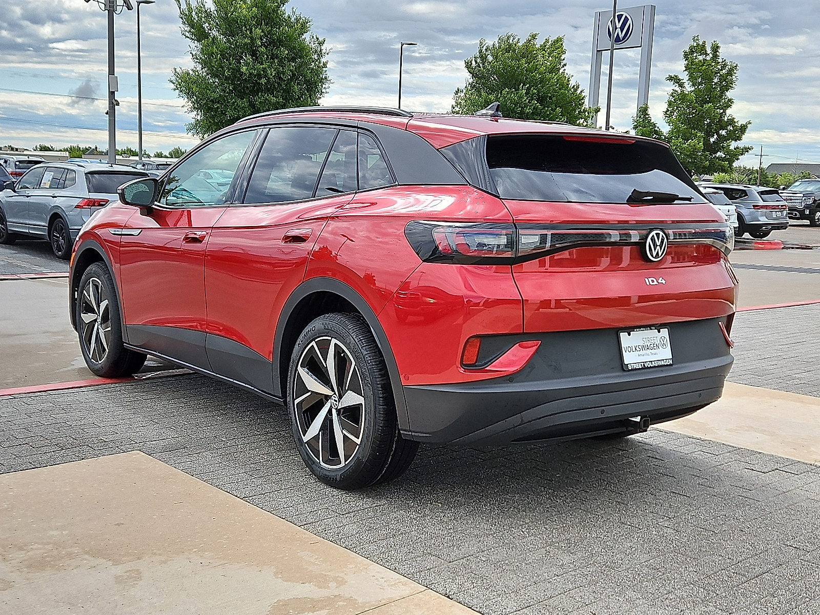 new 2025 Volkswagen ID.4 car, priced at $56,716
