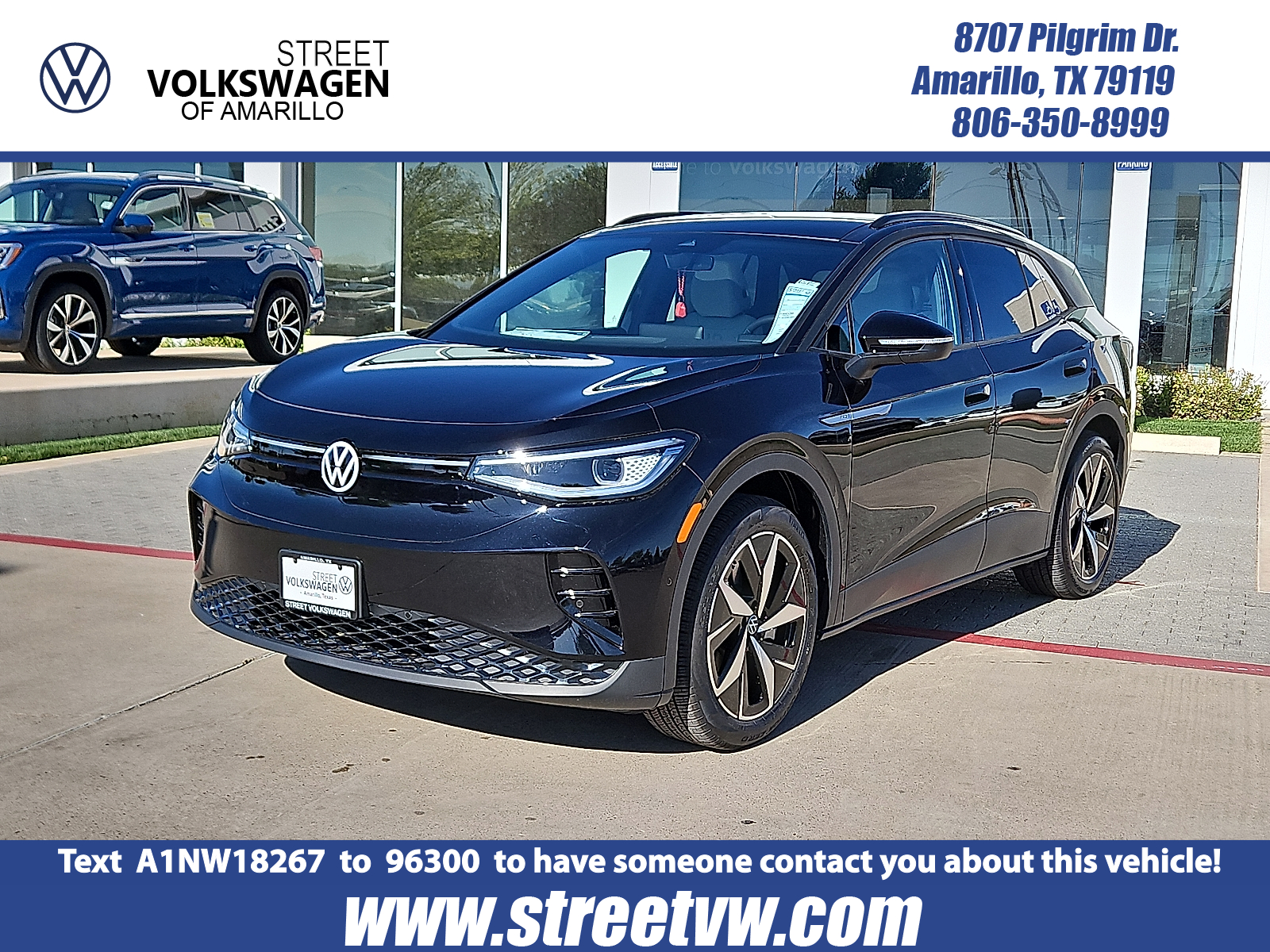 new 2025 Volkswagen ID.4 car, priced at $52,361