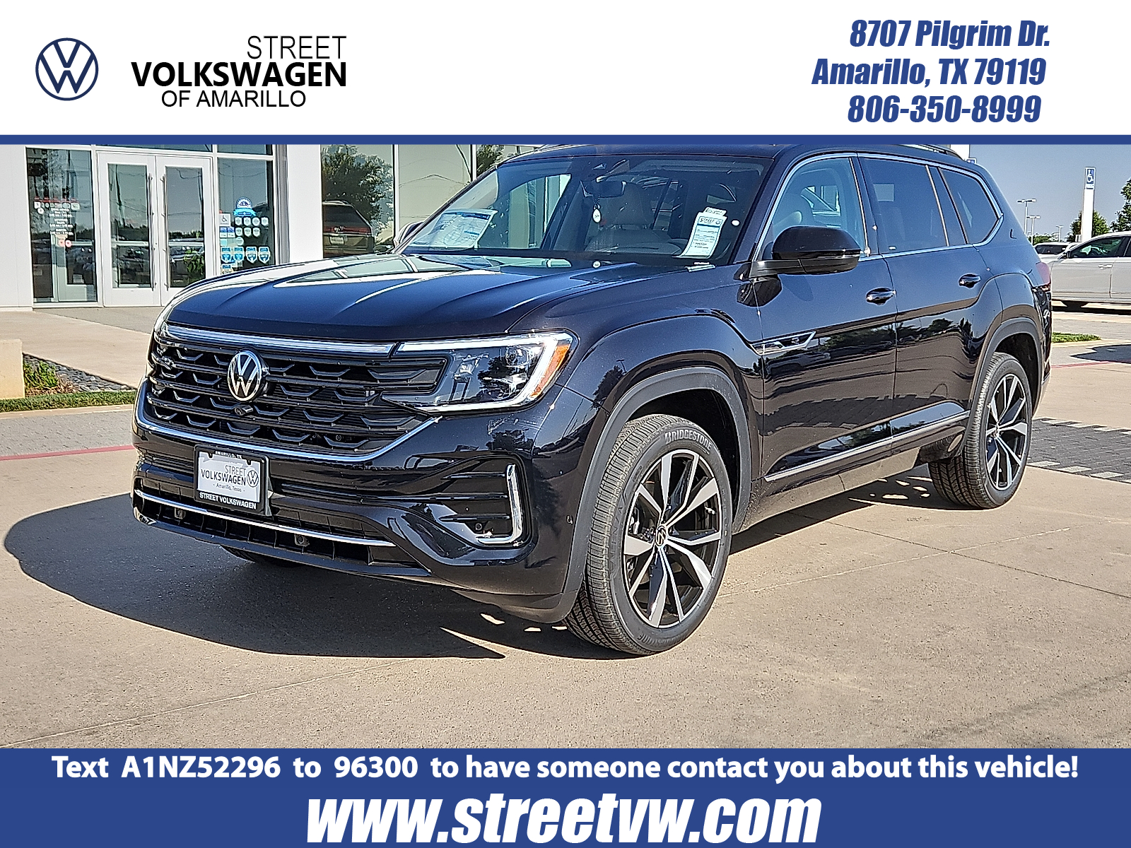 new 2025 Volkswagen Atlas car, priced at $53,356