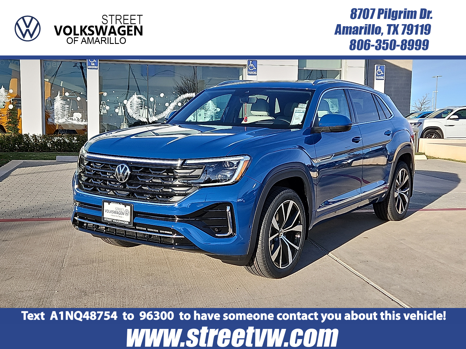 new 2025 Volkswagen Atlas Cross Sport car, priced at $52,616